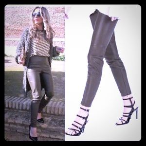 Faux Leather Skinny Pants